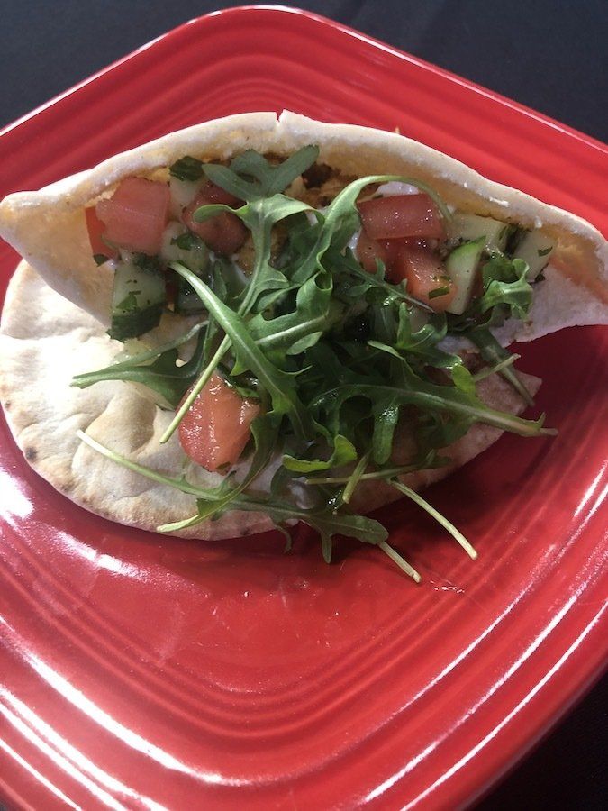 Spiced Chicken Pita Pockets